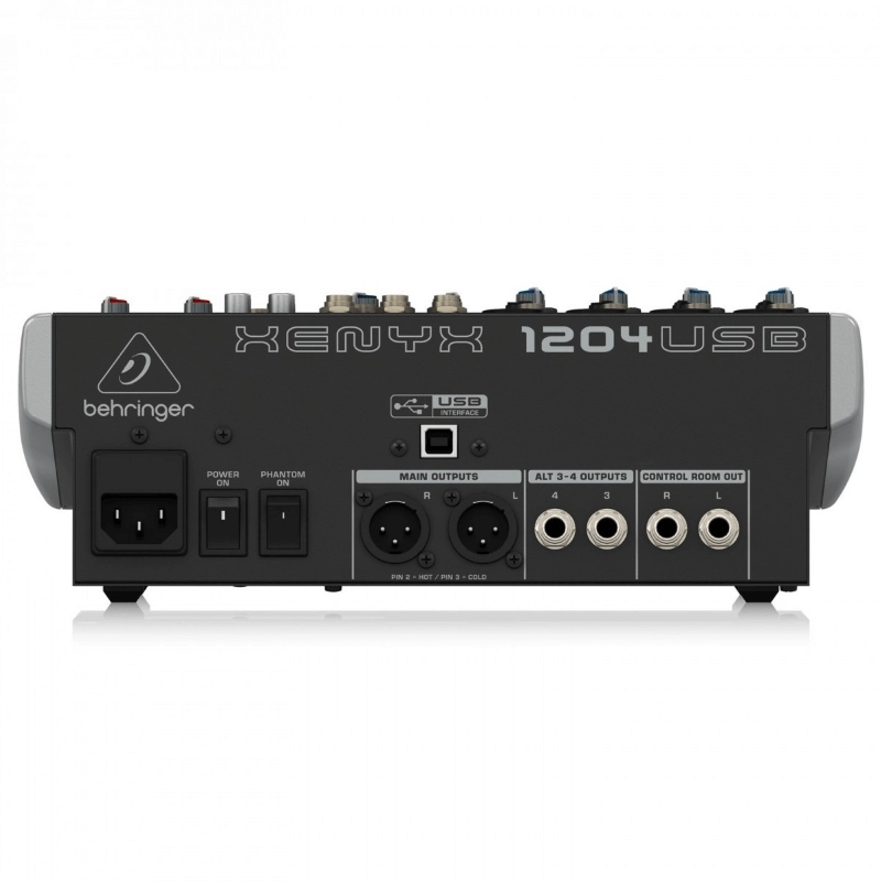 Behringer Xenyx 1204USB Mixer Passivo 12 Ingressi con Interfaccia Audio USB