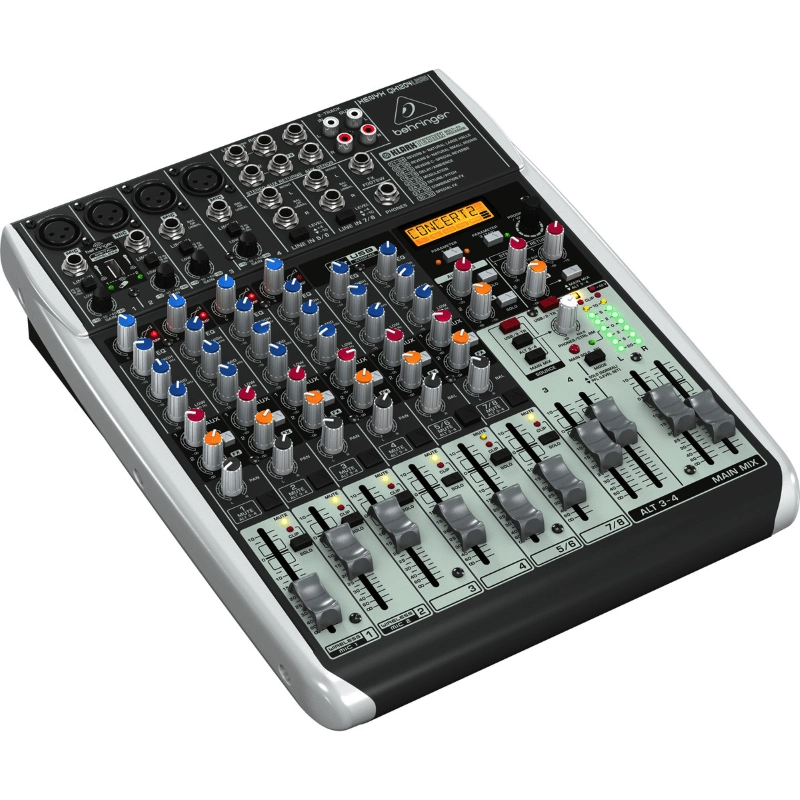 Behringer Xenyx QX1204USB Mixer Passivo 12 Ingressi con Interfaccia Audio USB ed Effetti