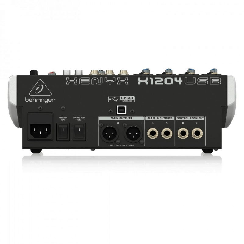 Behringer Xenyx X1204USB Mixer Passivo 12 Ingressi con Effetti