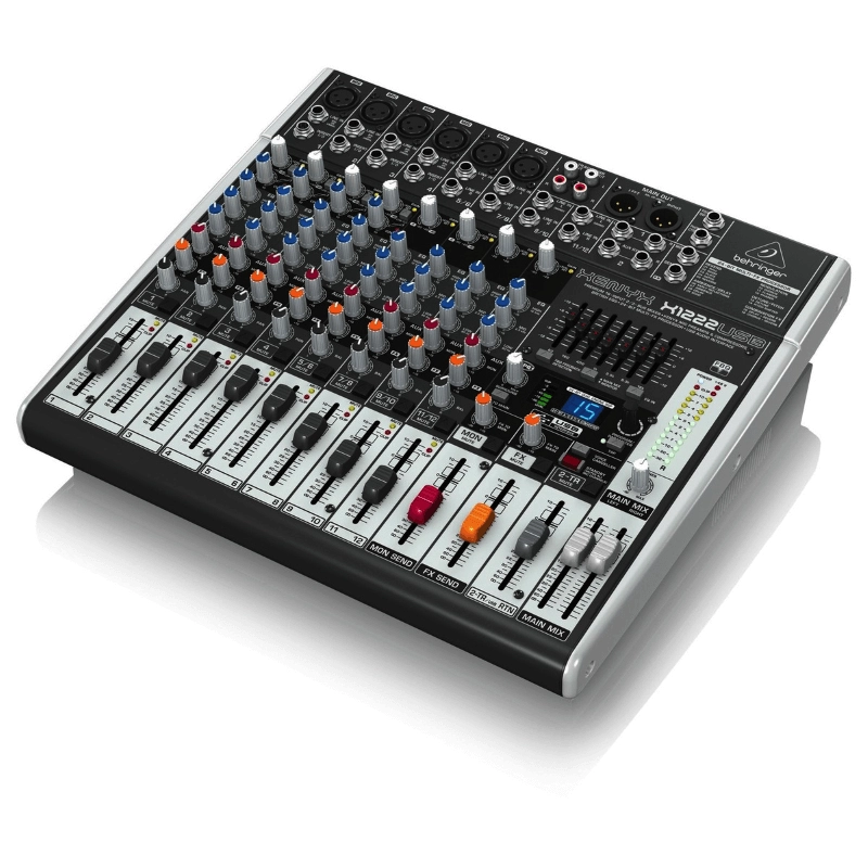 Behringer Xenyx X1222USB Mixer Passivo 16 Ingressi con Processore Effeti e Interfaccia Audio USB