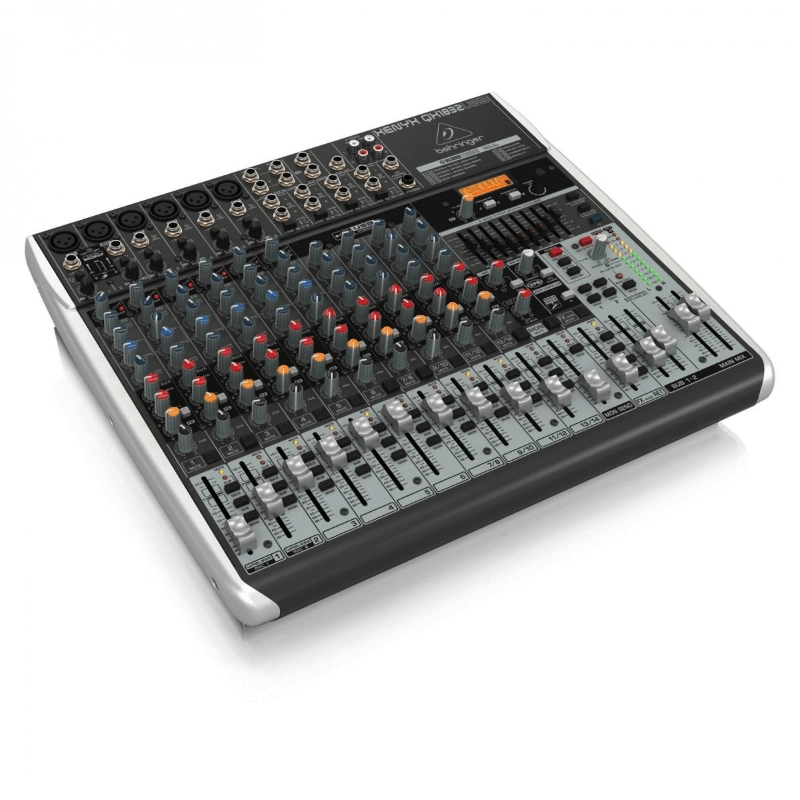 Behringer Xenyx QX1832USB Mixer Passivo 18 Ingressi con Interfaccia Audio USB ed Effetti