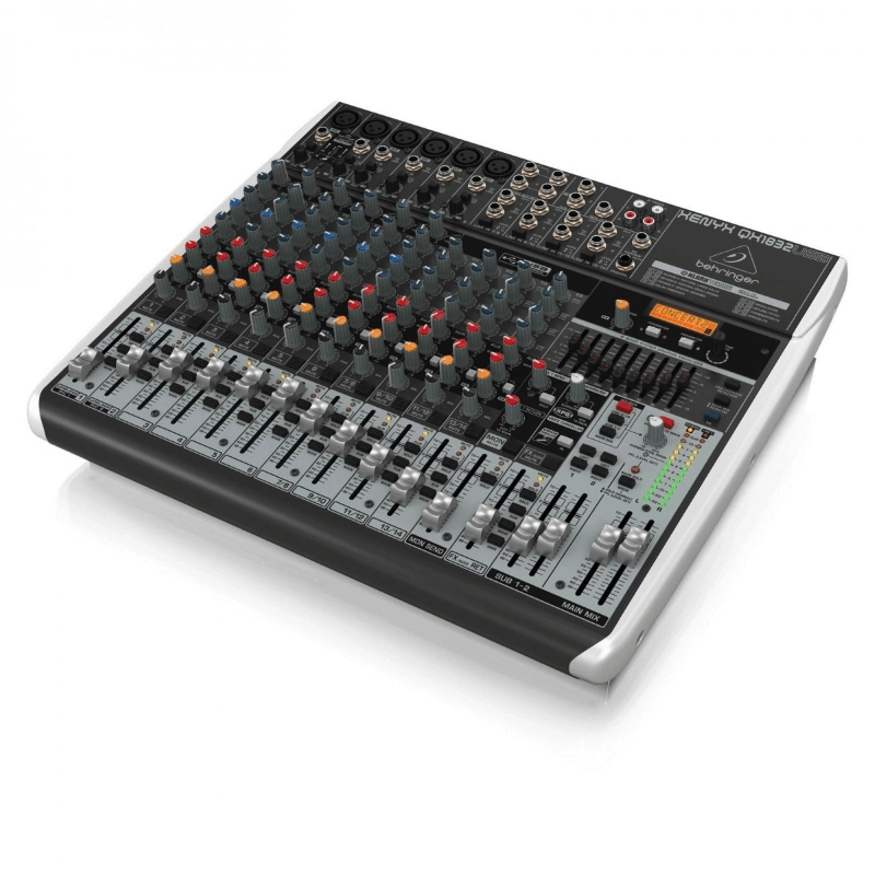 Behringer Xenyx QX1832USB Mixer Passivo 18 Ingressi con Interfaccia Audio USB ed Effetti