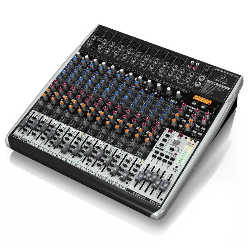 Behringer Xenyx QX2442USB Mixer Passivo da Studio 24 Ingressi con Interfaccia Audio USB ed Effetti