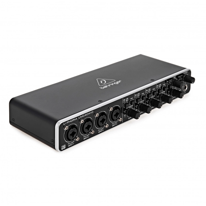 Behringer UMC404HD Interfaccia Audio 4x4 MIDI/USB con Preamp Midas e Phantom +48V