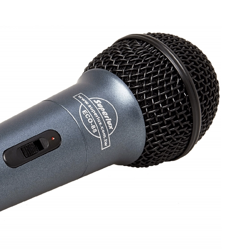 Superlux ECO88S Set di 6 Microfoni da Canto con Switch ON/OFF