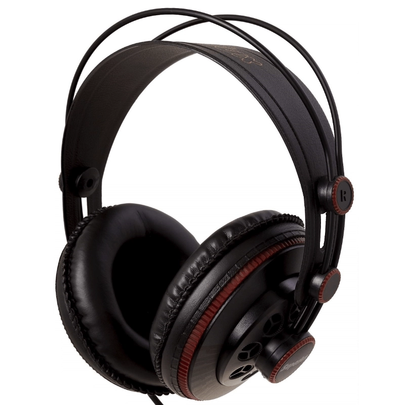 Superlux HD681 Cuffia da Studio Semiaperta Ciurcumaurale Dinamica Rossa/Nera