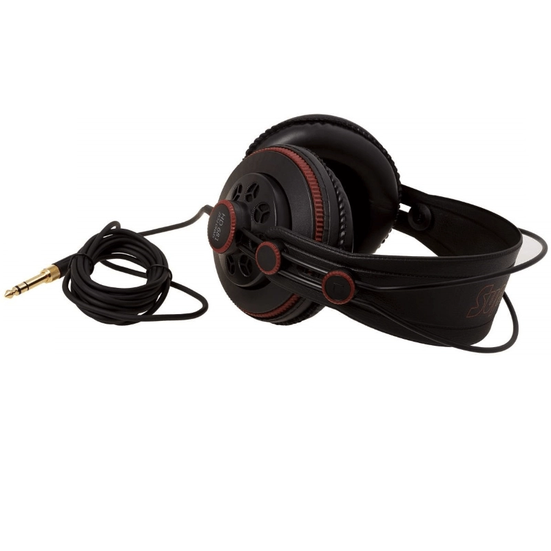Superlux HD681 Cuffia da Studio Semiaperta Ciurcumaurale Dinamica Rossa/Nera