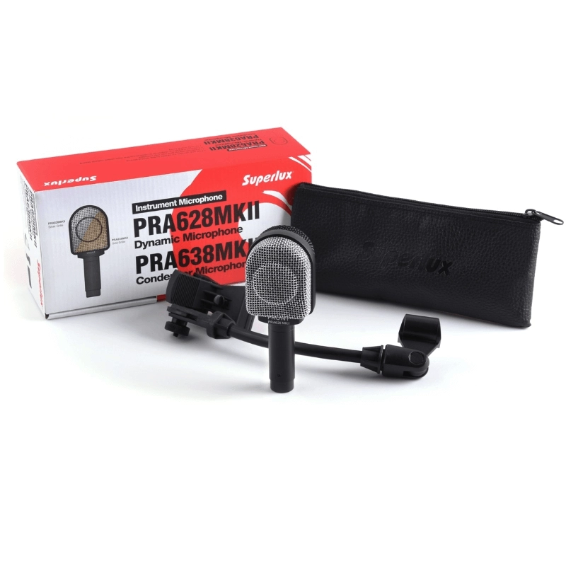 Superlux PRA628MKII Microfono Dinamico per Strumenti e Amplificatori