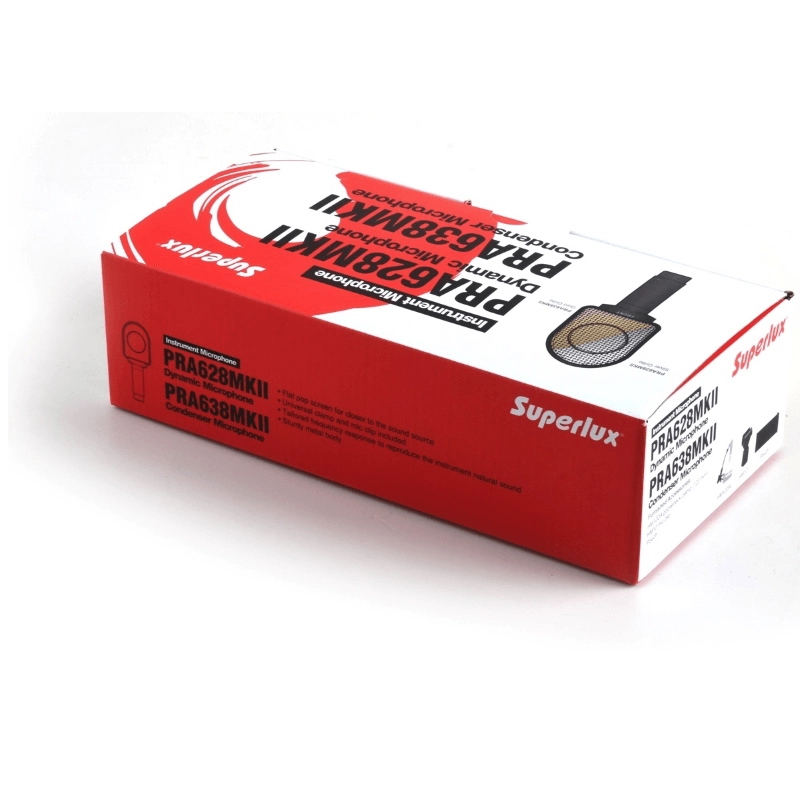 Superlux PRA628MKII Microfono Dinamico per Strumenti e Amplificatori