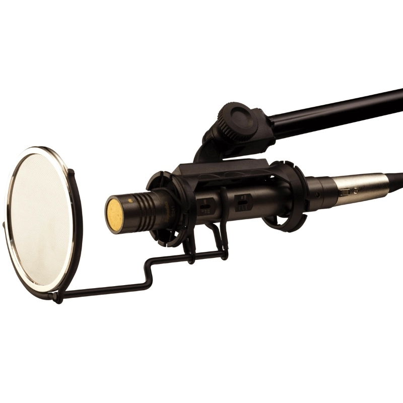 Superlux S241 Microfono a Condensatore a Diaframma Piccolo con atipop e Sospensione Elastica