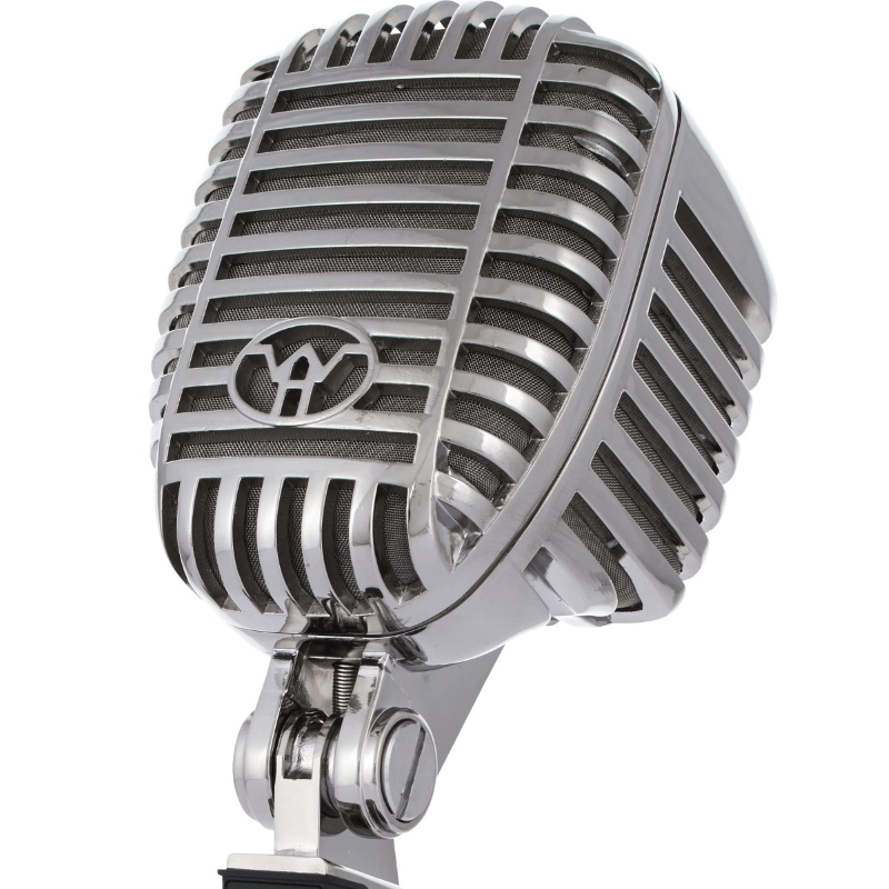 Superlux WH5 Microfono Dinamica Classico Vintage con Supporto da Tavolo Anni '50