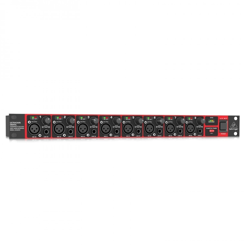 Behringer ADA8200 Interfaccia Adat 8X8 con Preamp Midas