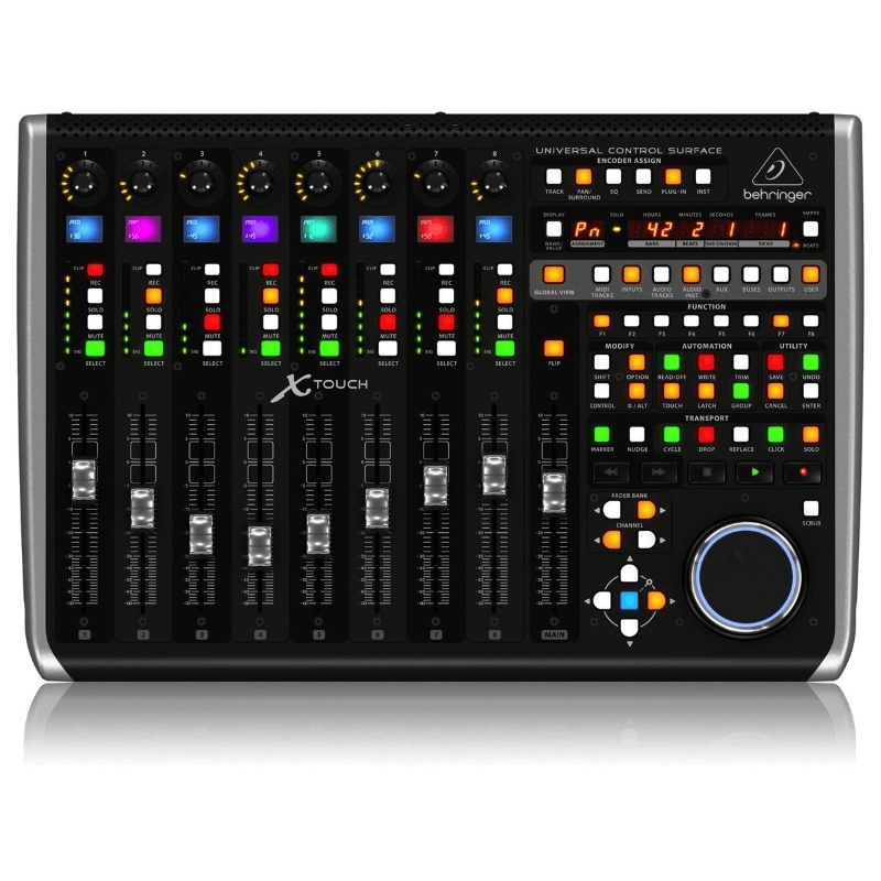 Behringer X Touch Superficie di Controllo con 9 Fader Motorizzati e Interfaccia Ethernet/ MIDI/ USB