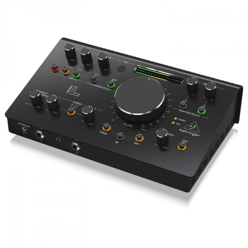Behringer Studio L Controller per Monitor 4 in/ 2 out con Interfaccia Audio e Preamplificatori Midas