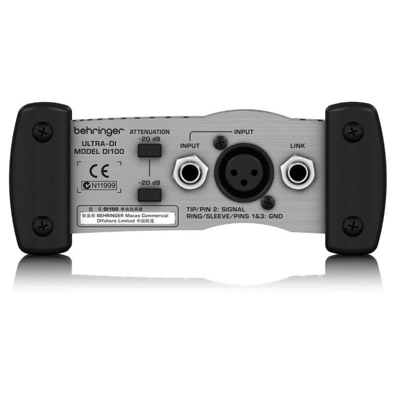 Behringer DI100 DI Box Attiva con Alimentazione Phantom