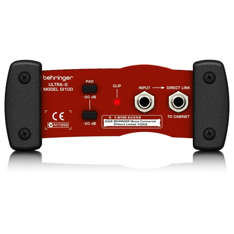 Behringer GI100 Di Box Attiva con Simulatore Cabinet 4X12"