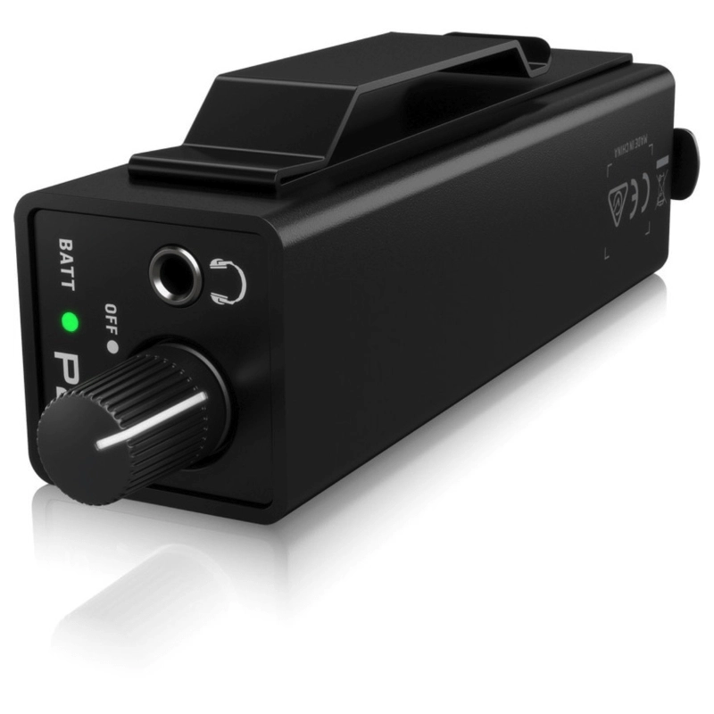 Behringer Powerplay P2 Amplificatore per Cuffia con Gancio per Cintura In-Ear Monitoring