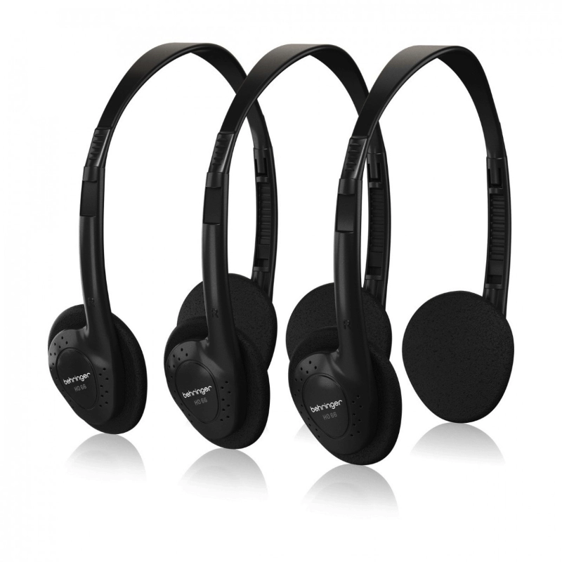 Behringer HO66 Set di 3 Cuffie Stereo Nere