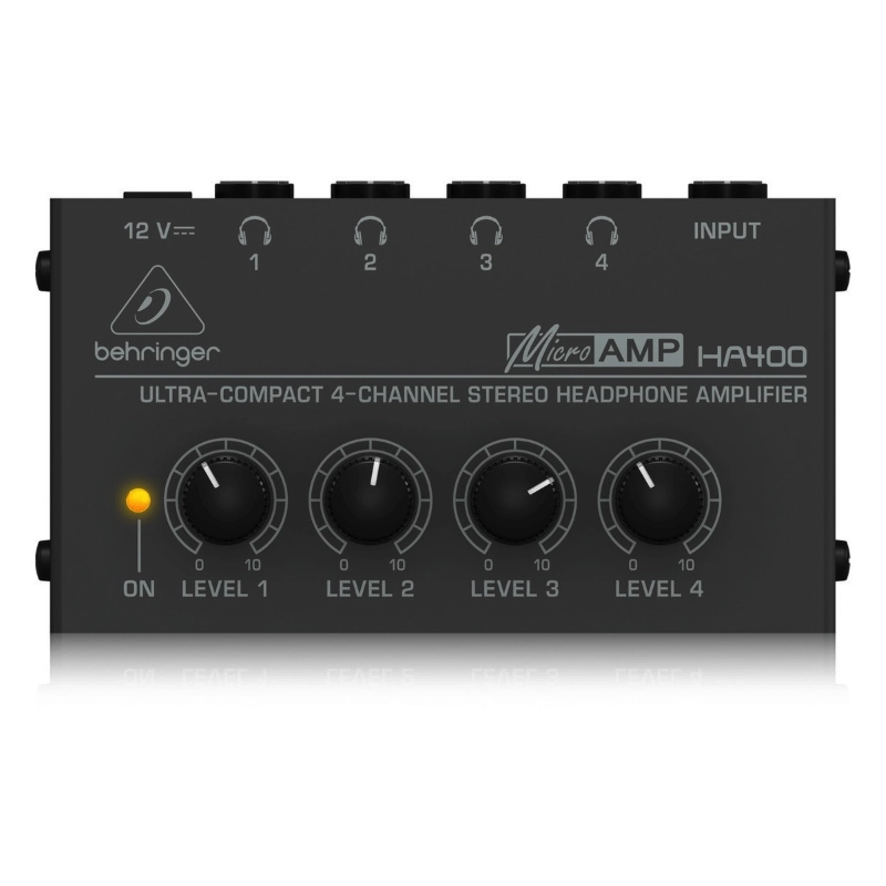 Behringer HA400 Micro Amplificatore per Cuffie 4 Canali