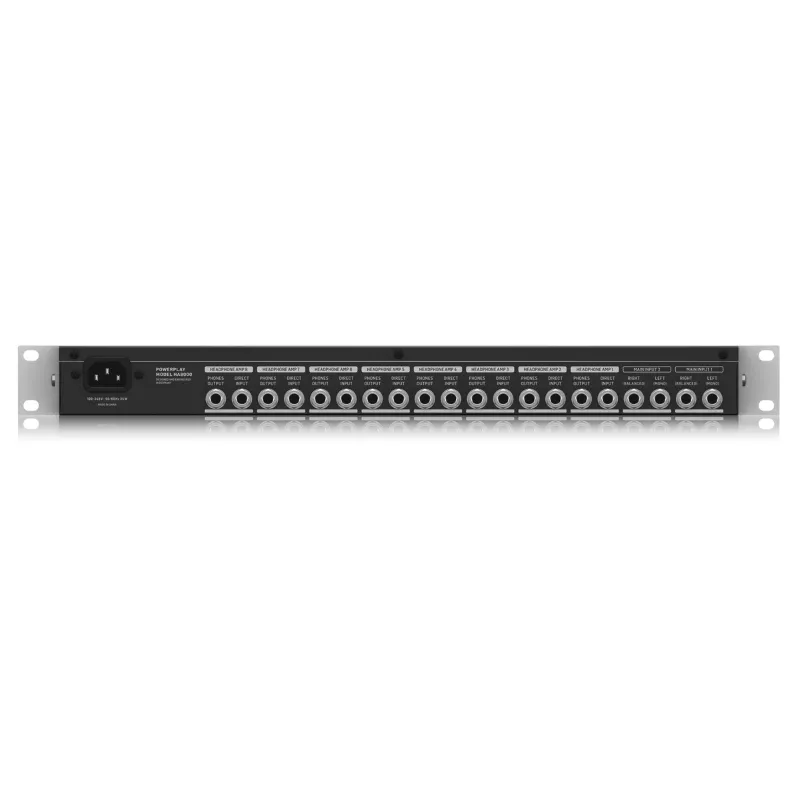 Behringer HA8000 V2 Powerplay Amplificatore e Mixer per Cuffie da 8 Canali