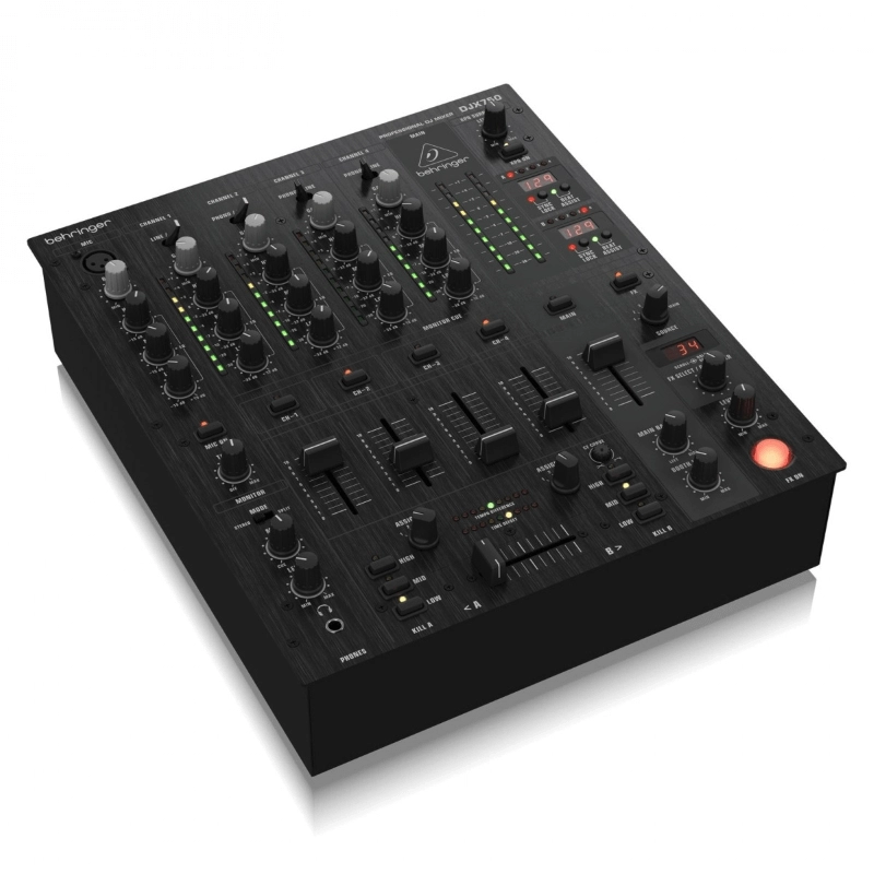 Behringer DJX750 Mixer 5 Canali con Effetti Digitali e Contatore BPM