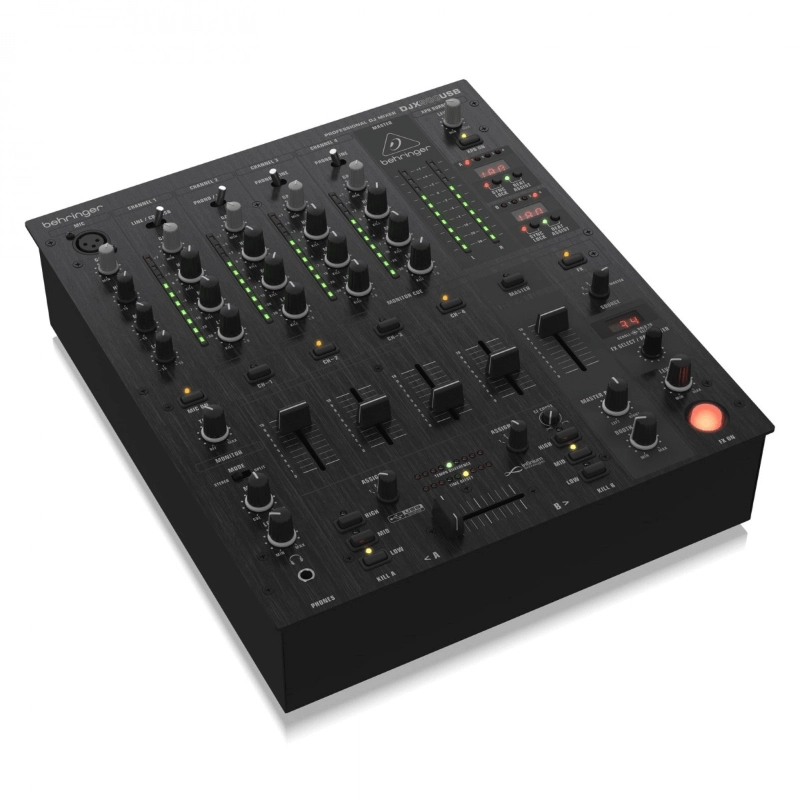 Behringer DJX900 USB Mixer 5 Canali USB con Effetti Digitali e Crossfader Ottico