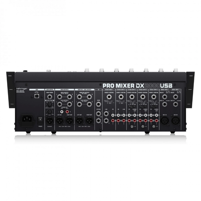 Behringer DX2000USB Pro Mixer 7 Canali USB con Crossfader Ottico