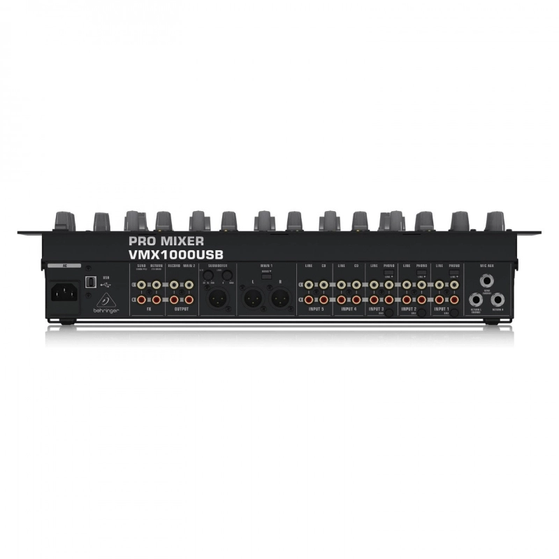 Behringer VMX1000USB Mixer 7 Ingressi USB per DJ con Controllo VCA