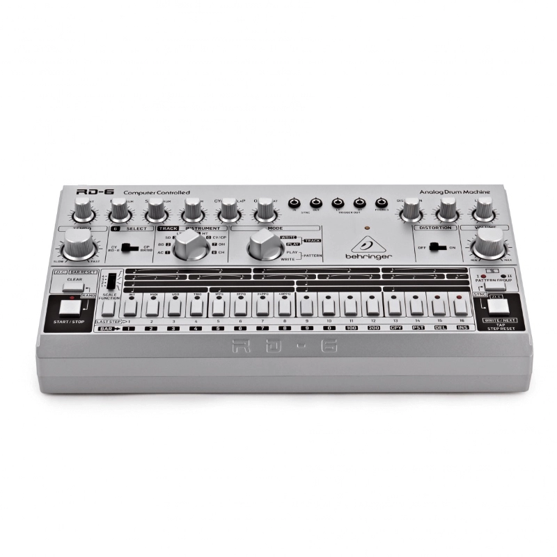 Behringer RD6 SR Rhythim Silver Drum Machines