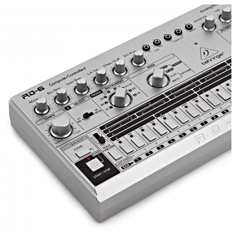 Behringer RD6 SR Rhythim Silver Drum Machines