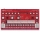 Behringer RD6 SB Drum Machine Analogica con 8 Suoni, Sequencer 16 Step ed Effetti di Distorsione Rosso Traslucido