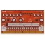 Behringer RD6 TG Drum Machine Analogica con 8 Suoni, Sequencer 16 Step ed Effetti di Distorsione Arancione