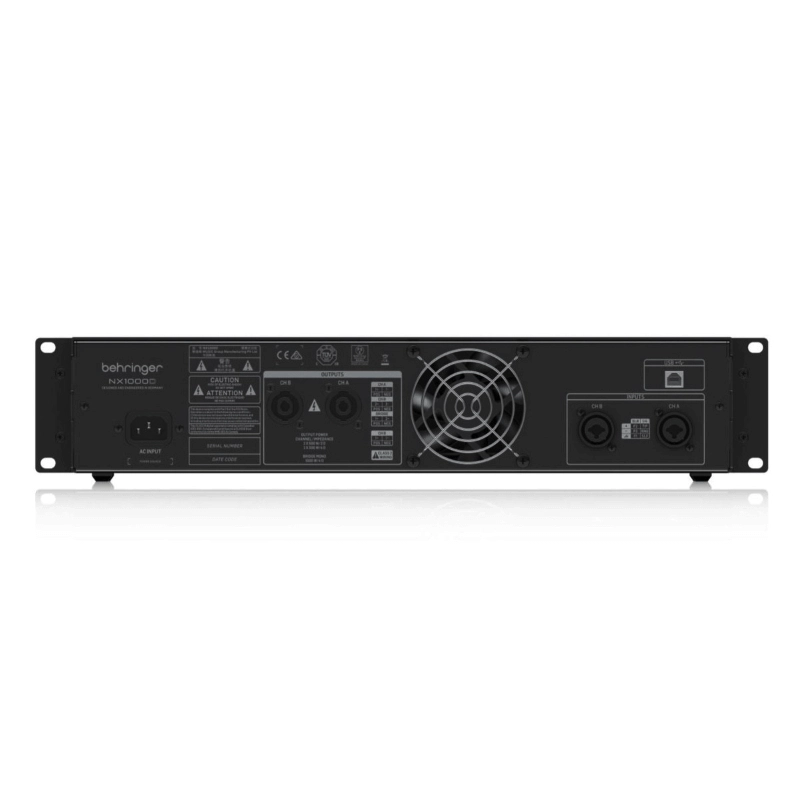Behringer NX1000D Amplificatore con DSP e Compensazione Automatica dell'Impedenza 1000W