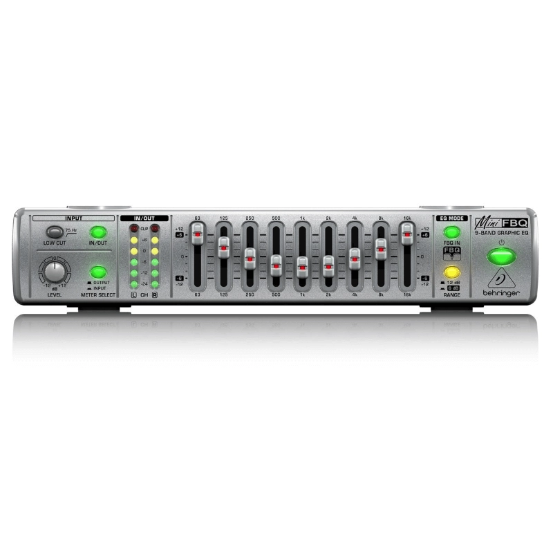 Behringer FBQ800 Equalizzatore Grafico 9 Bande