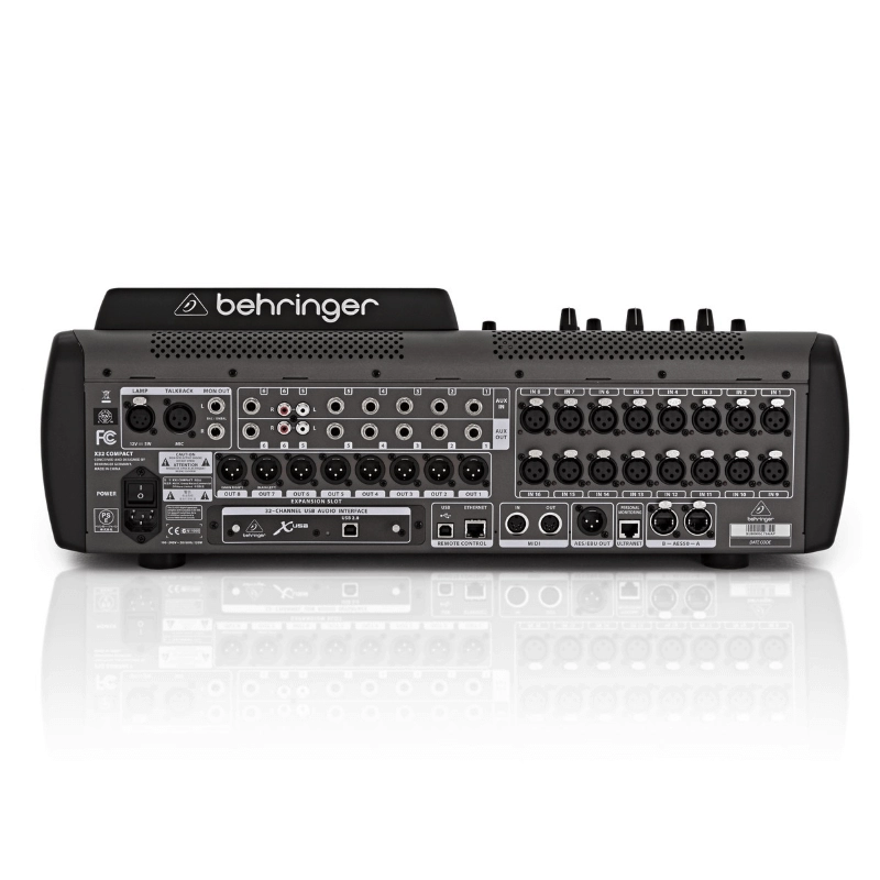 Behringer X32 COMPACT Mixer Digitale 40 In, 25 Bus, 16 Mic Pramp