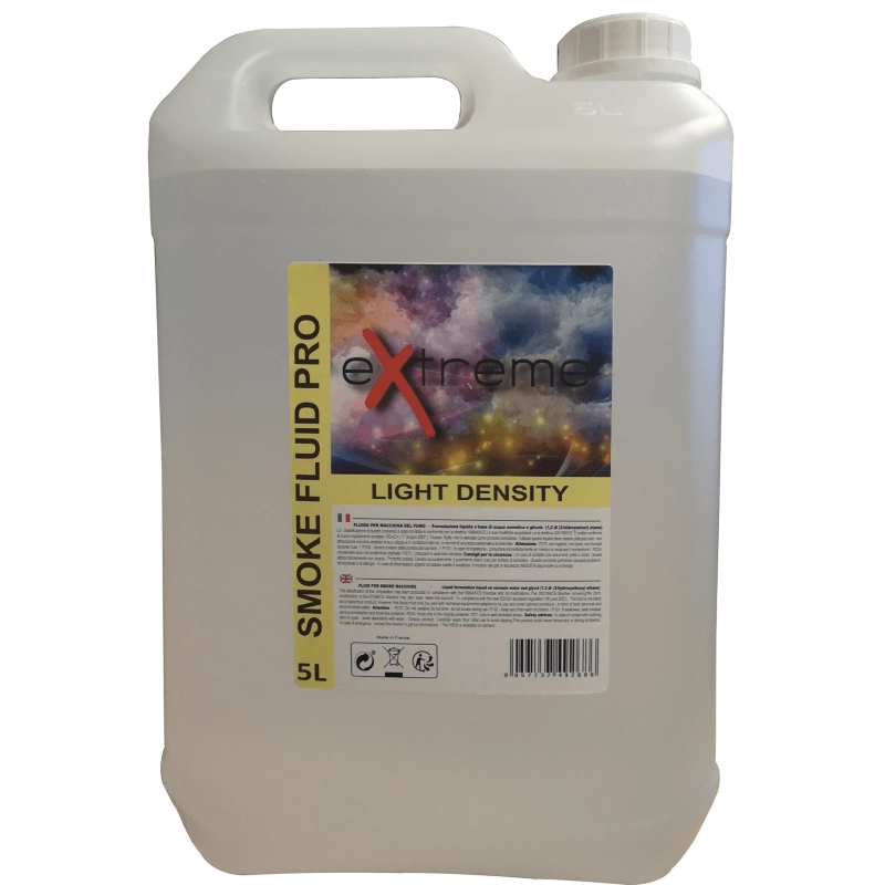 SM Pro Liquido per Macchina del Fumo LIGHT Certificato Tanica da 5Kg. MADE IN EUROPE