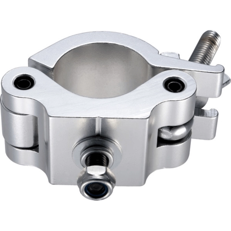 EXTREME CLAMP PRO GANCIO CERTIFICATO TUV GERMANIA MORSETTO DA 2 POLLICI CARICO SOSTENIBILE 500KG REGOLO AMPIEZZA DA 48 A 51 MM IN ALLUMINIO