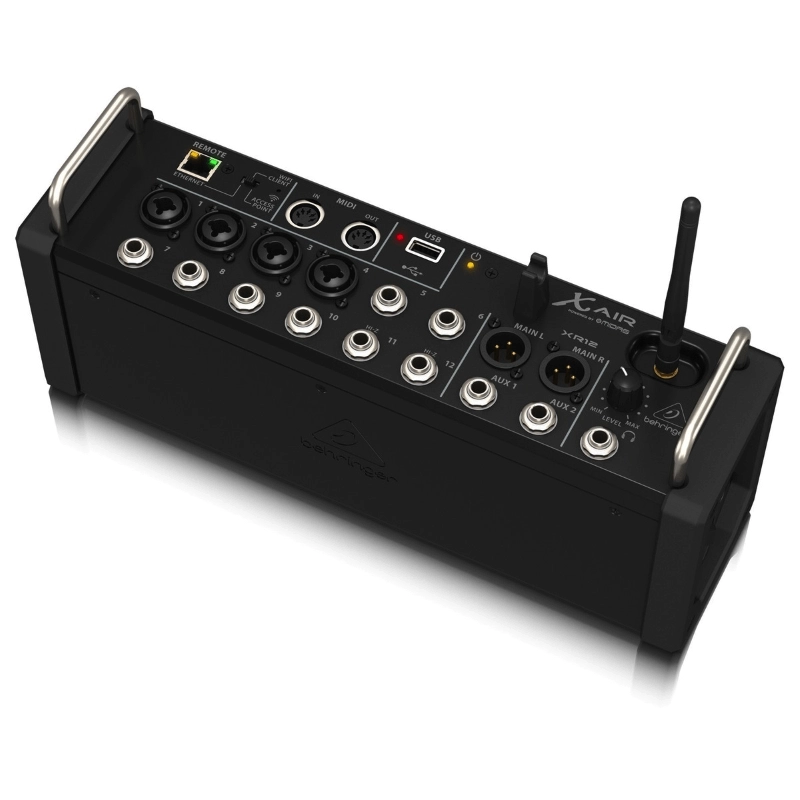 Behringer XR12 Digital Mixers WI-FI 12 Canali, 4 Preamp Midas Programmabili, USB 2 Canali per iPad/Android