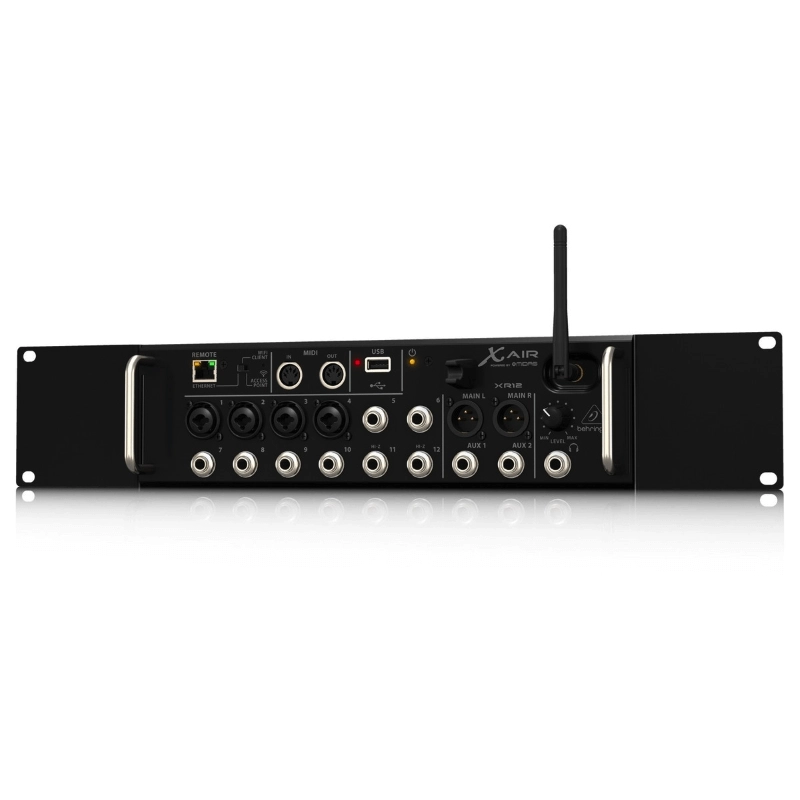 Behringer XR12 Digital Mixers WI-FI 12 Canali, 4 Preamp Midas Programmabili, USB 2 Canali per iPad/Android