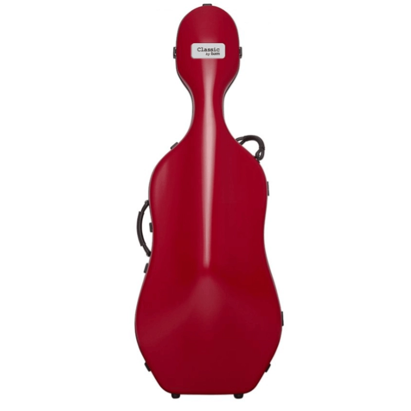 BAM 1001SRG Astuccio per Violoncello CLASSIC finitura rossa