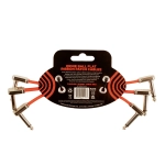 Ernie Ball 6402 Flat Ribbon Patch Cable Red 15,24cm 3-Pk