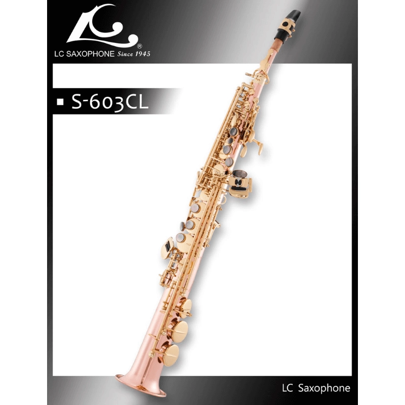 Lien Cheng S-603CL 98% Copper Sax Soprano Laccato