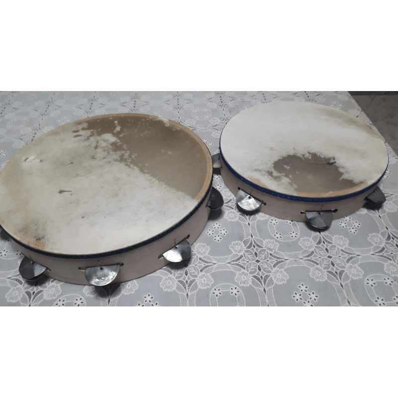 TAMBURELLO PIZZICA CM.36 con 7 SONAGLI