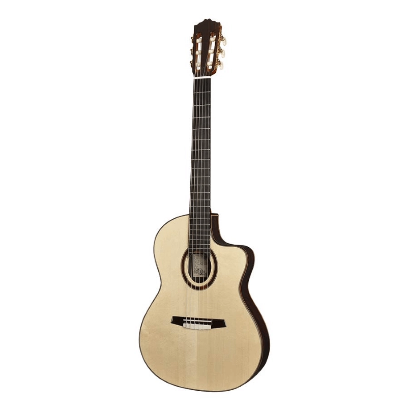 Salvador Cortez Chitarra classica 4/4 narrow elettrificata, cassa stretta