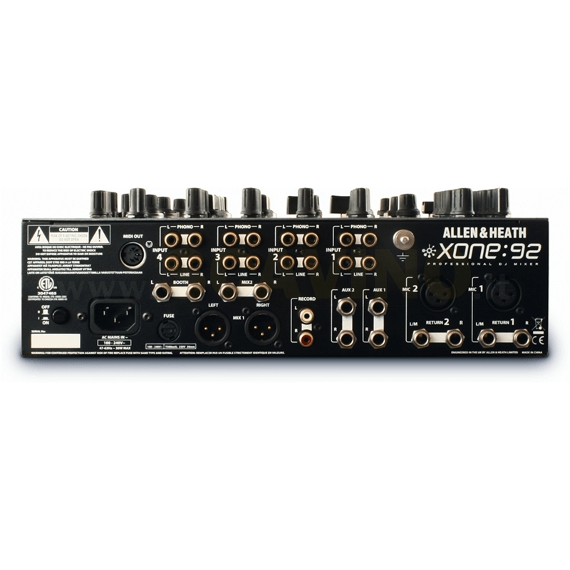 Allen & Heath XONE 92 Mixer Dj 6 Canali Analogico