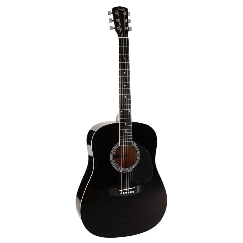 Nashville GSD-60-BK Chitarra acustica dreadnought, nera
