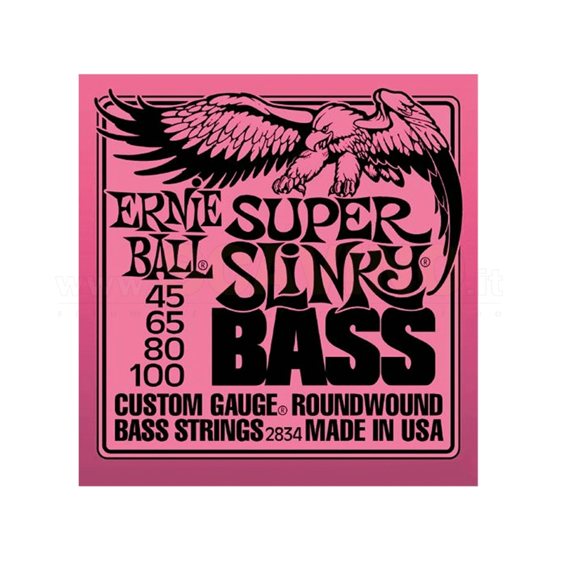 Ernie Ball 2834 Super Slinky Bass Muta Basso Elettrico