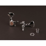 Gotoh SGS-510 Z-C Meccaniche per chitarra, 3xL+ 3xR, rapporto 1:18, bottone cormato, oro