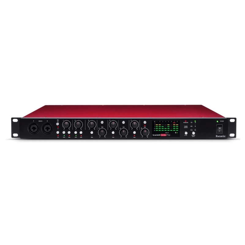 Focusrite Scarlett OctoPre Preamplificatore Microfonico 8 Canali con Connettività Adat