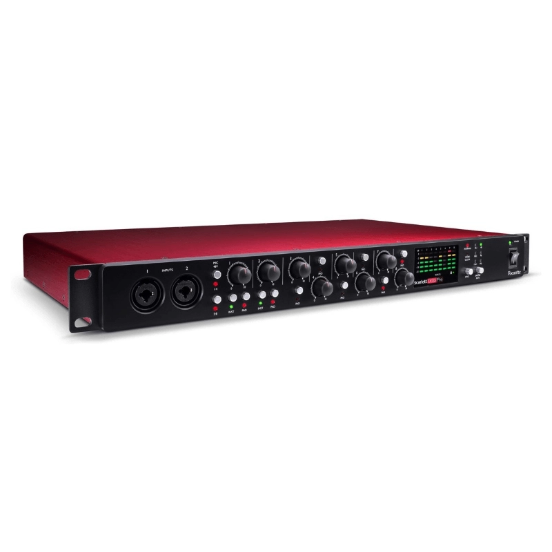Focusrite Scarlett OctoPre Preamplificatore Microfonico 8 Canali con Connettività Adat